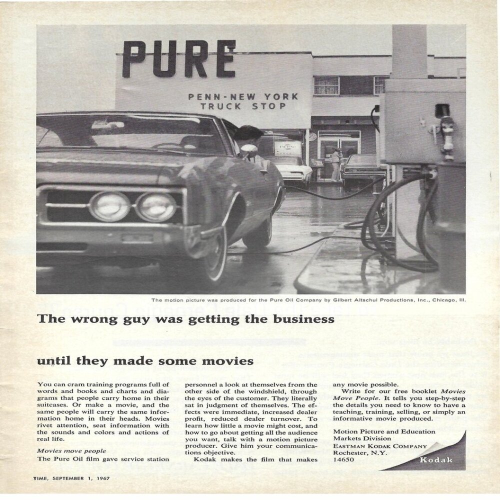 1967 Kodak Business Until They Made Some Movies Vintage Magazine Print Ad/Poster